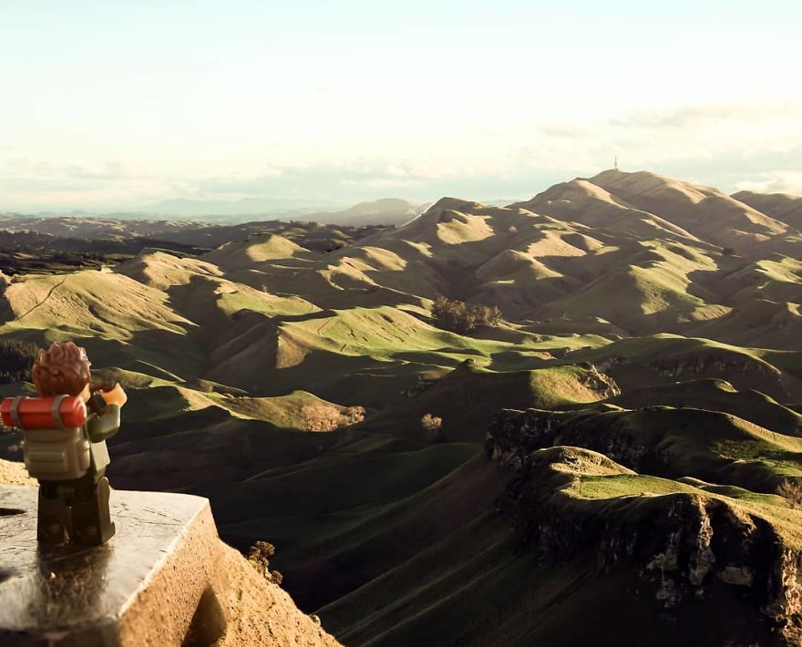 I Show The Beauty Of New Zealand Through The Eyes Of A Lego Backpacker