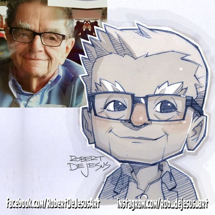 This Illustrator Turns Ordinary People Into Cartoons (New Pics)