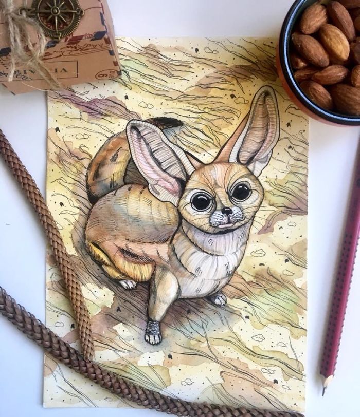 To Go Around The World To Love Beautiful Of Nature. I Made This Illustration For 3 Weeks.