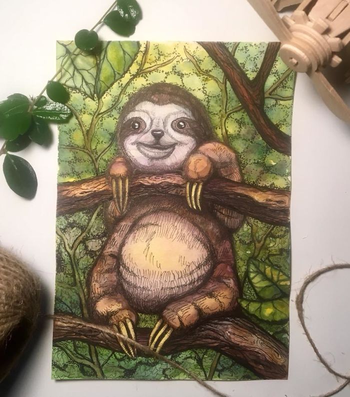 To Go Around The World To Love Beautiful Of Nature. I Made This Illustration For 3 Weeks.