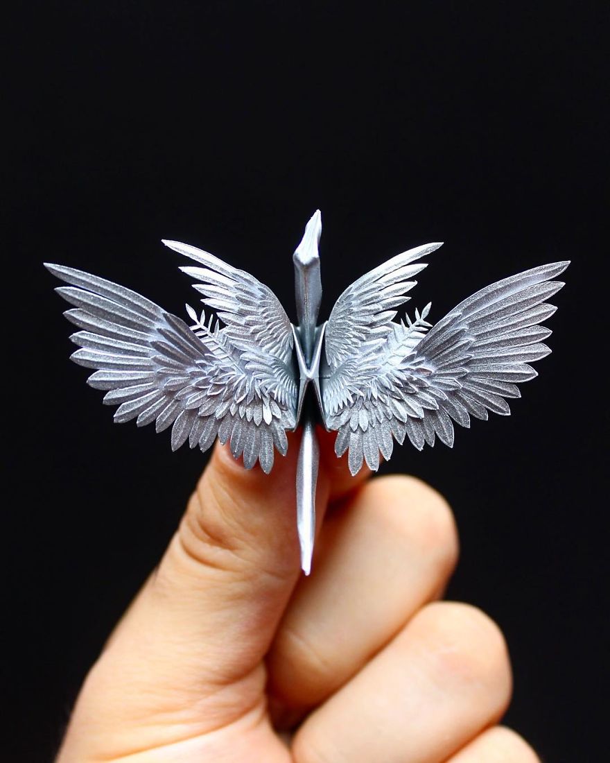 I Continued Creating Decorated Origami Cranes Even After Reaching My Goal Of 1000 Cranes In 1000 Days
