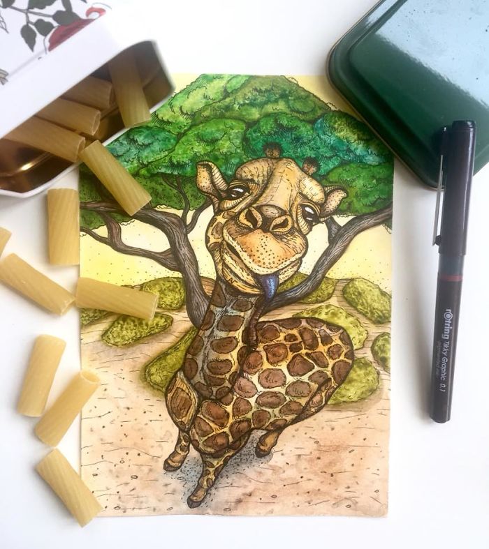 To Go Around The World To Love Beautiful Of Nature. I Made This Illustration For 3 Weeks.