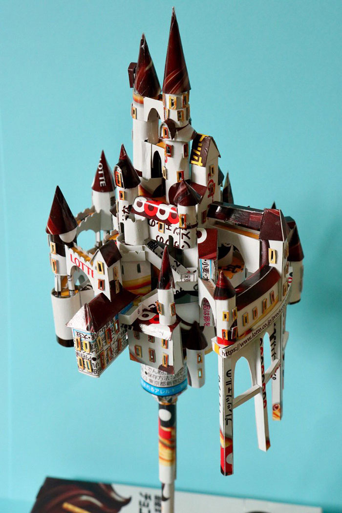 Japanese Artist Turns Product Packaging Into Amazing Art (12 Pics) Japanese Artist Turns Product Packaging Into Amazing Art (12 Pics)