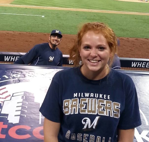 My Friend Got Photobombed By Matt Garza