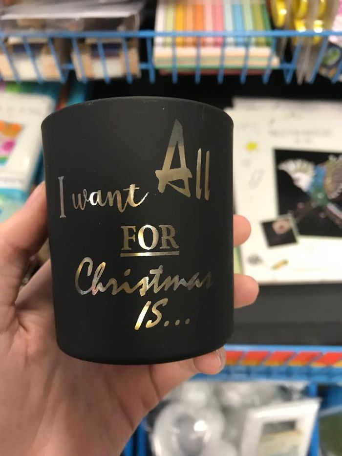 I Want All For Christmas Is...
