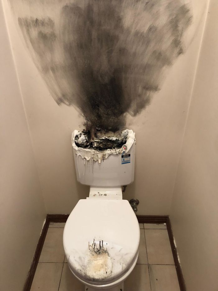 Tenants Called Today To Tell Me The Toilet Wouldn’t Flush, Plumber Turned Up To This