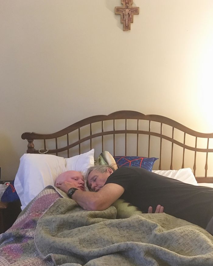 My Dad Had Passed Out After Taking Care Of My Sick Brother All Night