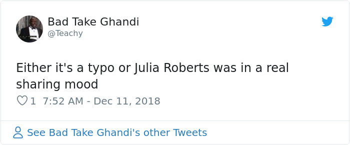 Newspaper Makes An Unfortunate Typo On Julia Roberts Headline And People Make The Best Of It