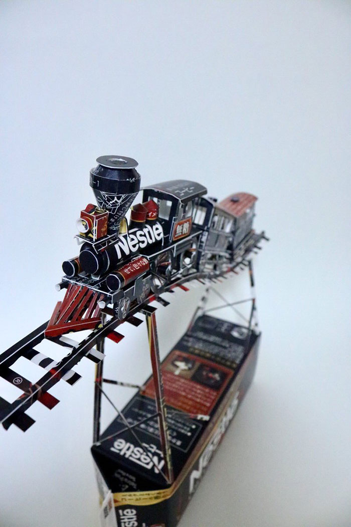 Japanese Artist Turns Product Packaging Into Amazing Art (12 Pics) Japanese Artist Turns Product Packaging Into Amazing Art (12 Pics)