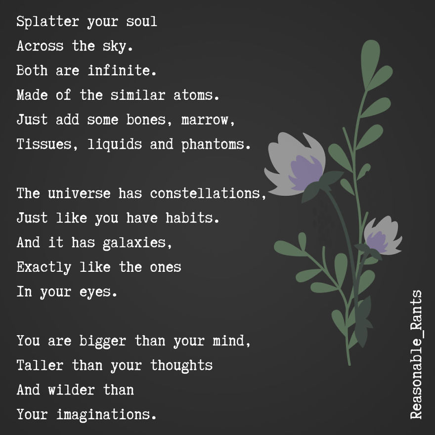 You Are The Most Beautiful Verse Of This Universe