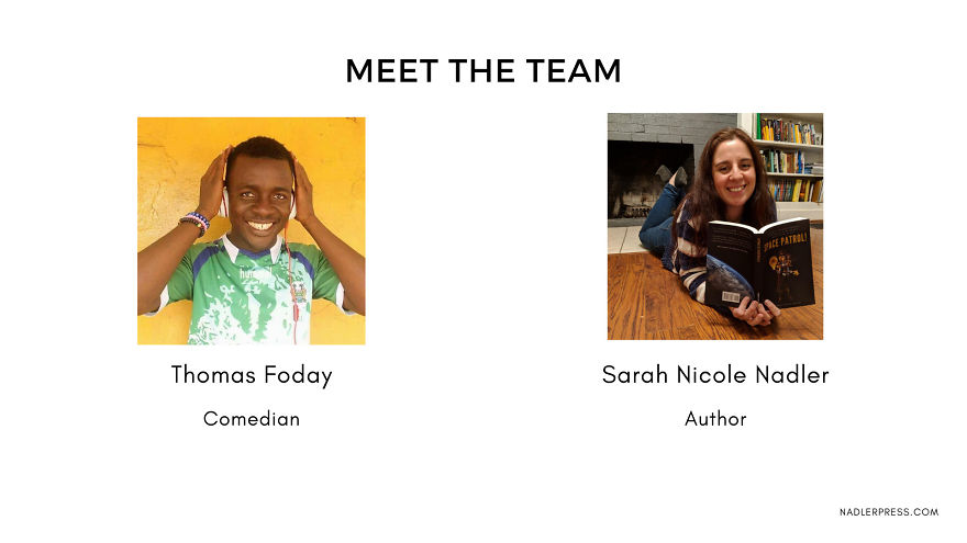 American Author & African Comedian Pair Up To Bring Human Rights To The Seventh Most Poverty-Stricken Country In The World