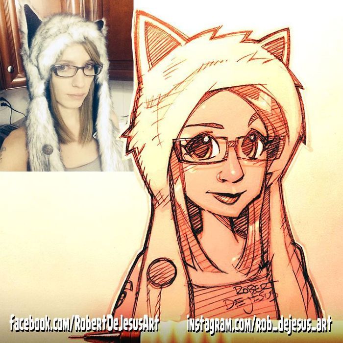 This Illustrator Turns Ordinary People Into Cartoons (New Pics)