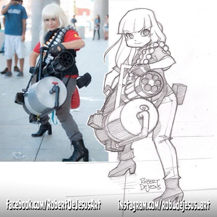 This Illustrator Turns Ordinary People Into Cartoons (New Pics)