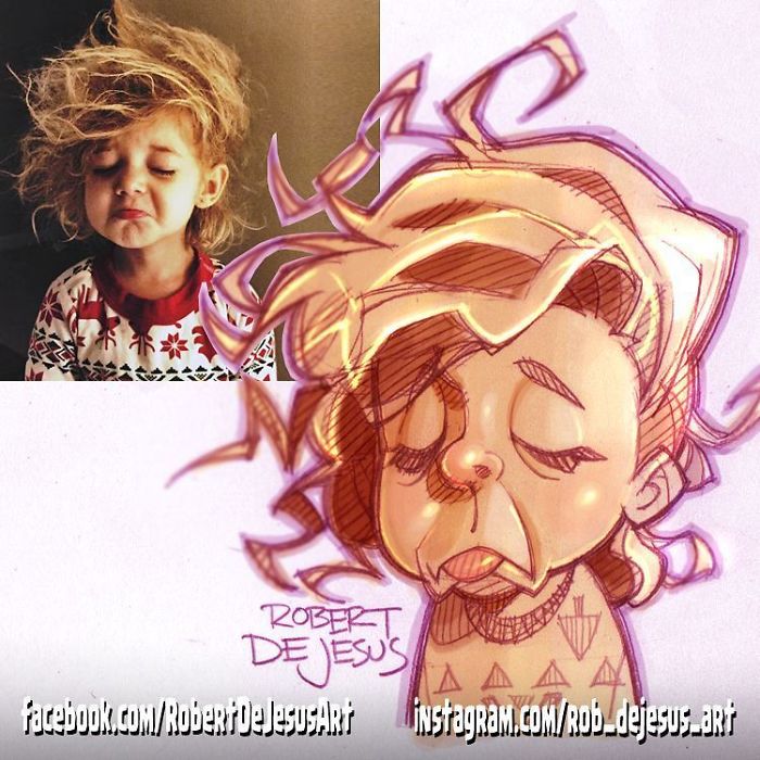 This Illustrator Turns Ordinary People Into Cartoons (New Pics)