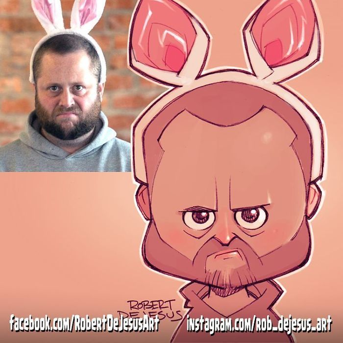 This Illustrator Turns Ordinary People Into Cartoons (New Pics)