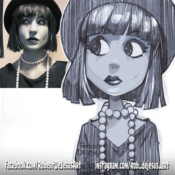 This Illustrator Turns Ordinary People Into Cartoons (New Pics)