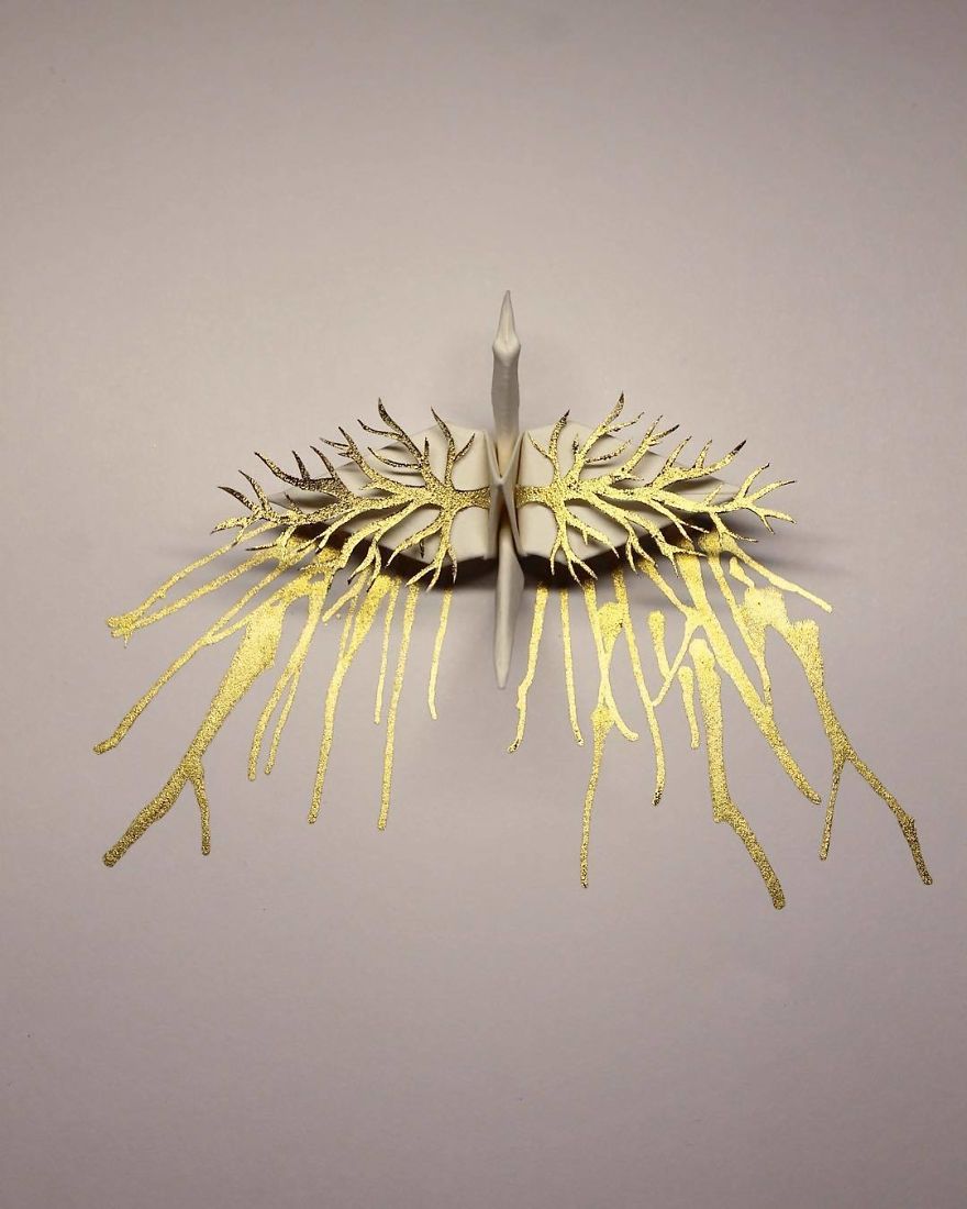 I Continued Creating Decorated Origami Cranes Even After Reaching My Goal Of 1000 Cranes In 1000 Days