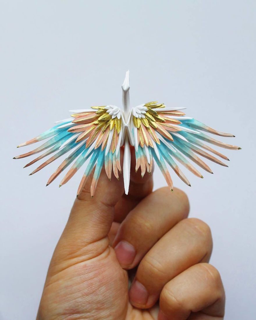 I Continued Creating Decorated Origami Cranes Even After Reaching My Goal Of 1000 Cranes In 1000 Days