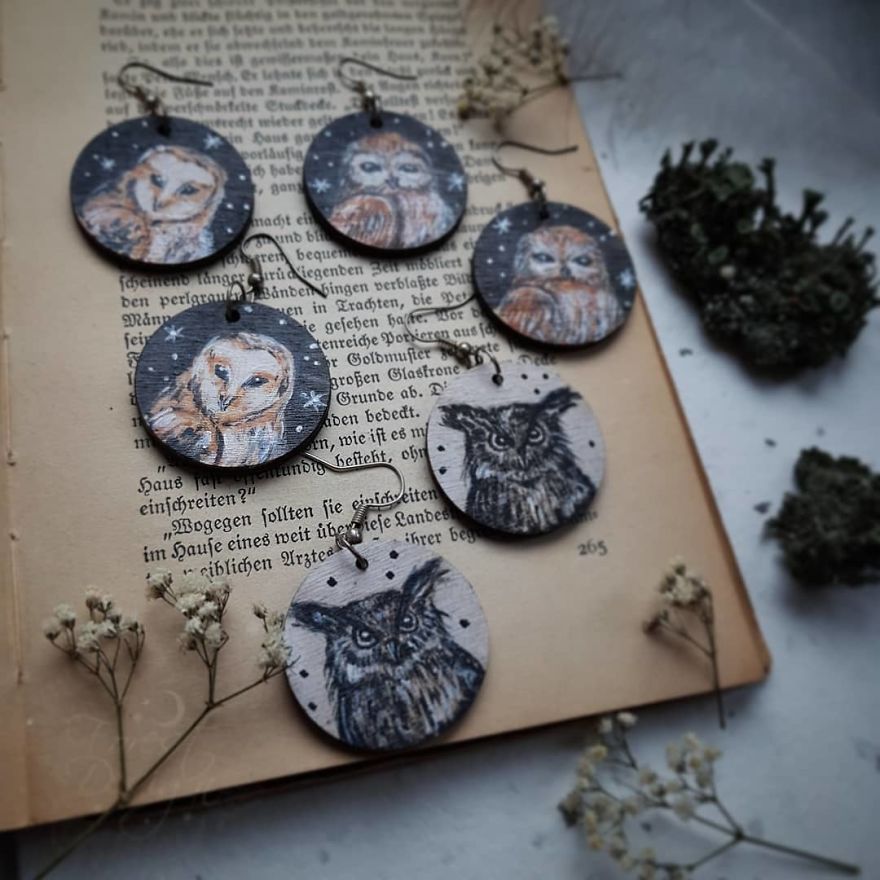 I Create Magical Natural Jewelry From Recycled Branches And Wood Pieces Found In The Woods.