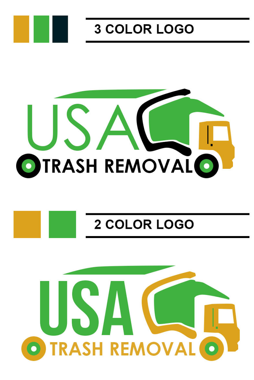 6 Logos I Designed For A Trash Pickup Company See Which One They Picked