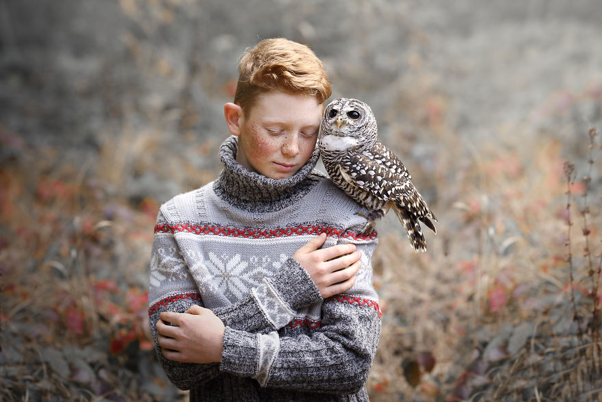 My Project Of Photographing Children With Owls My Project Of Photographing Children With Owls