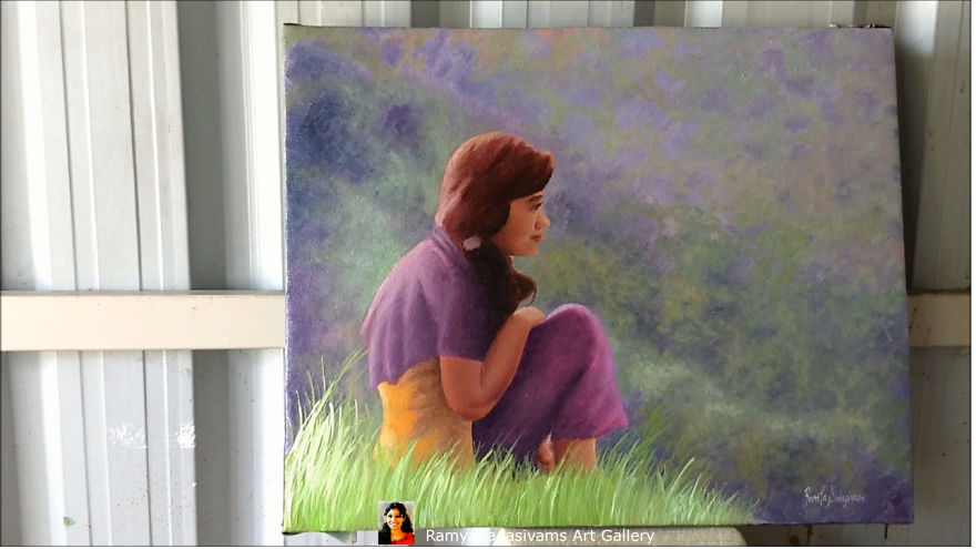 Explanation Of The Painting "Girl In The Mountain"