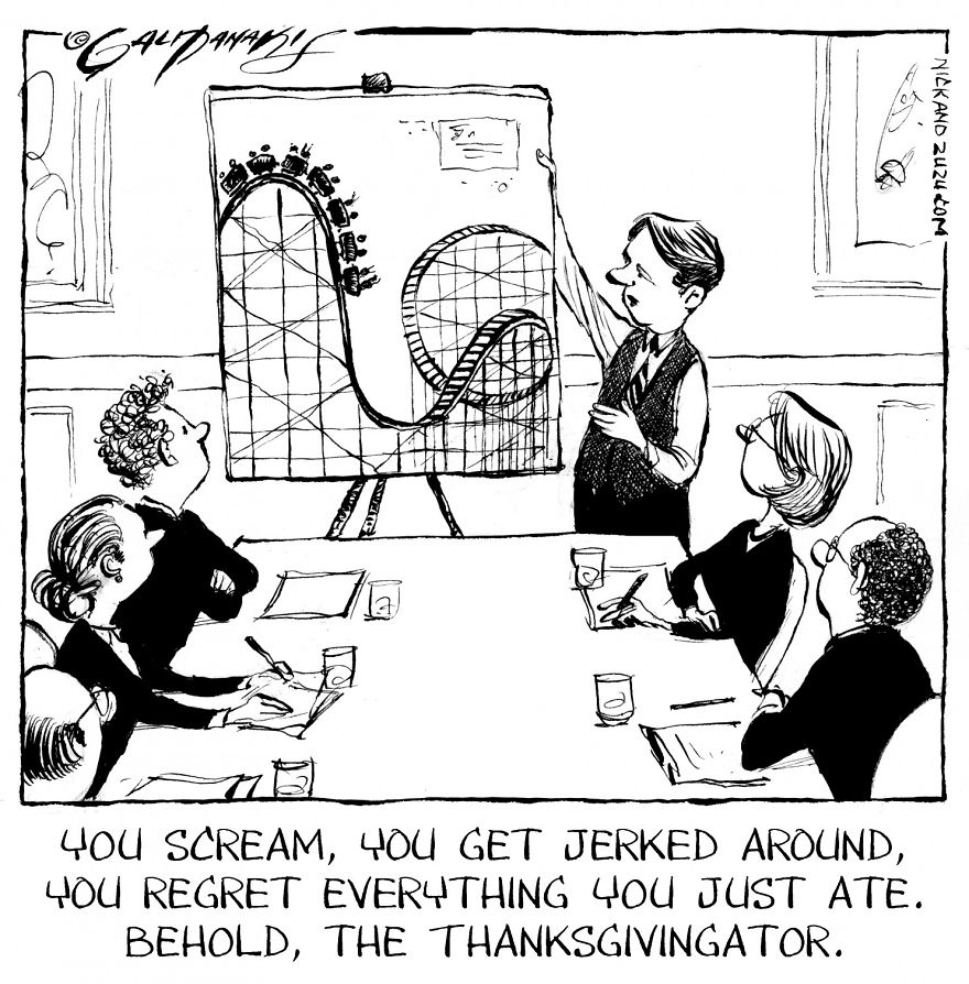 If Holidays Were Amusement Parks...