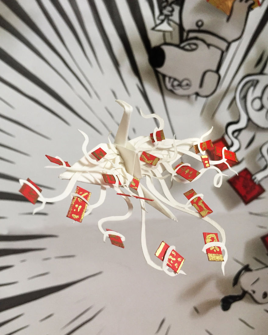 I Continued Creating Decorated Origami Cranes Even After Reaching My Goal Of 1000 Cranes In 1000 Days