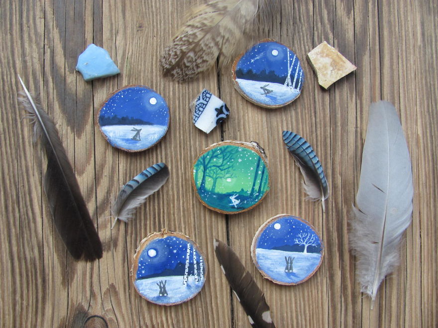 I Create Magical Natural Jewelry From Recycled Branches And Wood Pieces Found In The Woods.