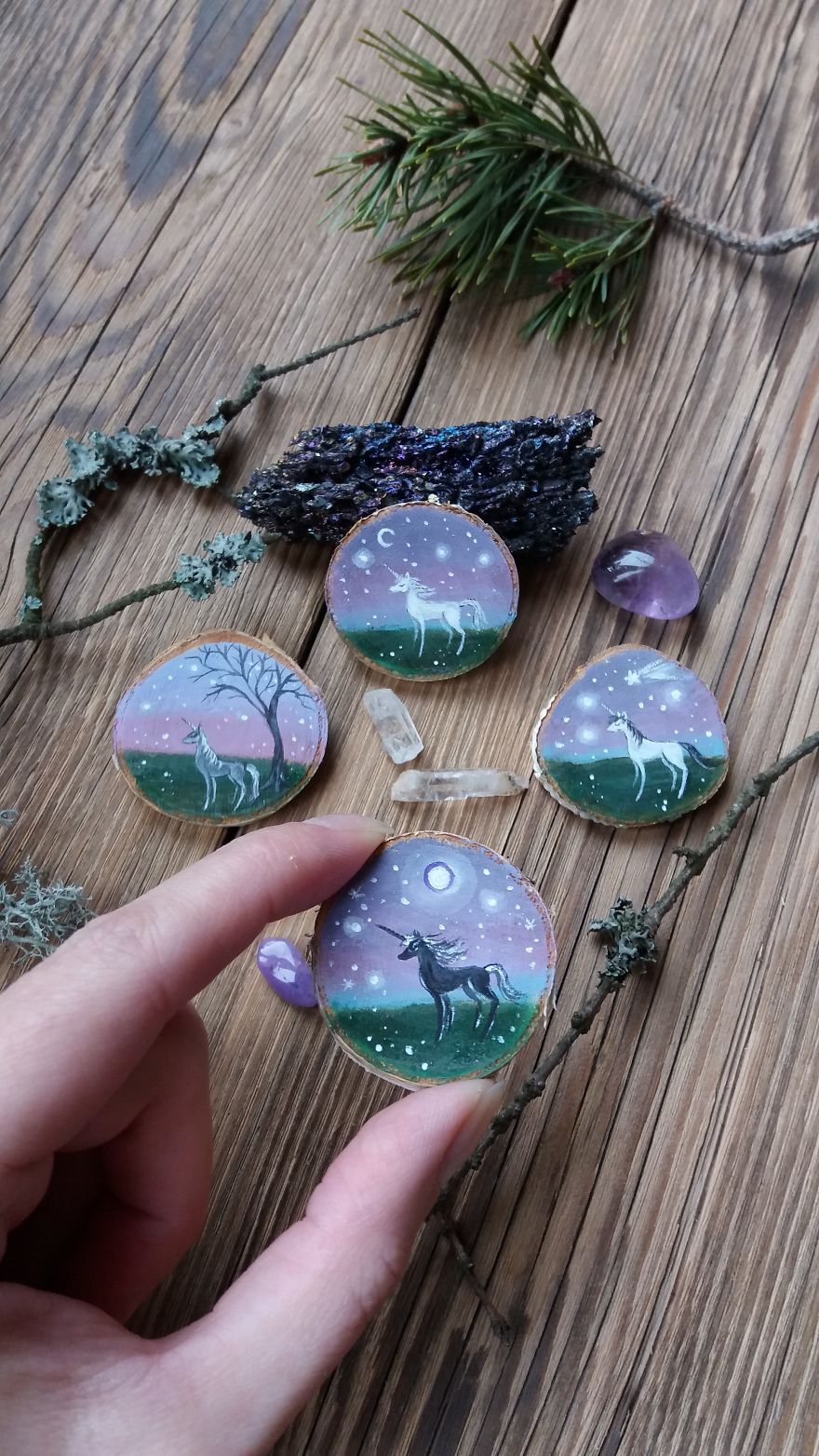 I Create Magical Natural Jewelry From Recycled Branches And Wood Pieces Found In The Woods.