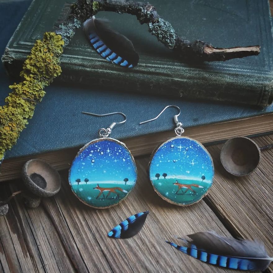 I Create Magical Natural Jewelry From Recycled Branches And Wood Pieces Found In The Woods.