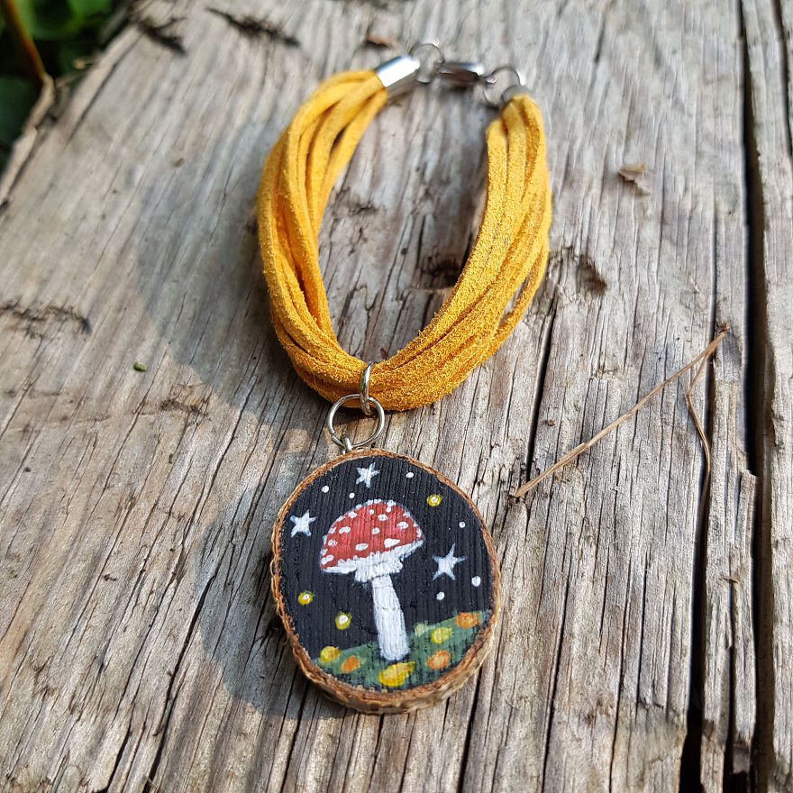 I Create Magical Natural Jewelry From Recycled Branches And Wood Pieces Found In The Woods.