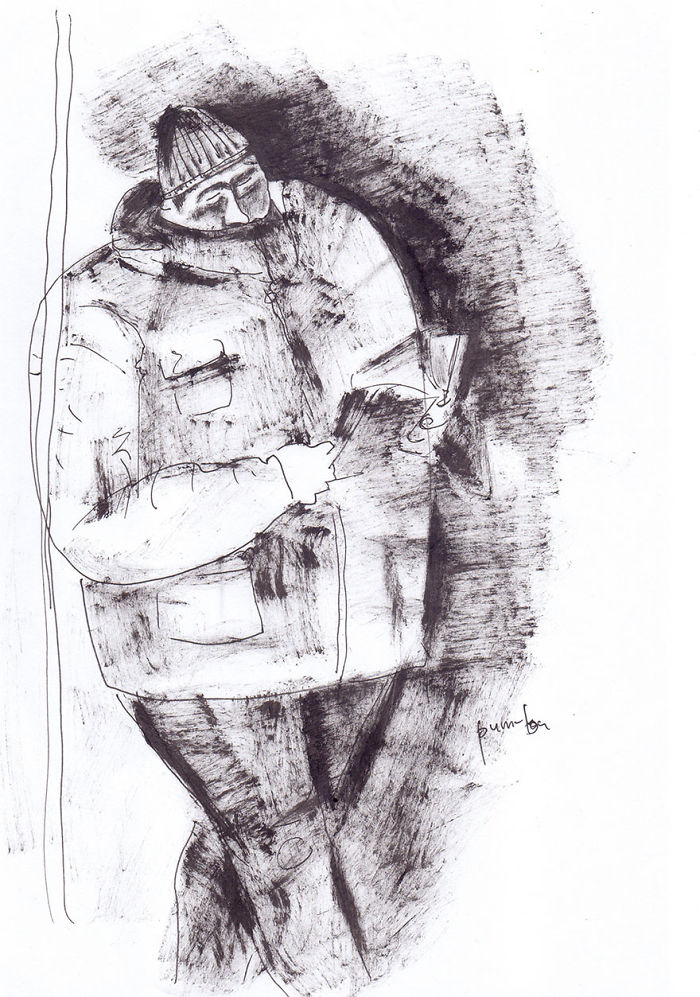 I Sketch Interesting People On The Metro Every Monday While Going To Classes With My Special Needs Child I Sketch Interesting People On The Metro Every Monday While Going To Classes With My Special Needs Child