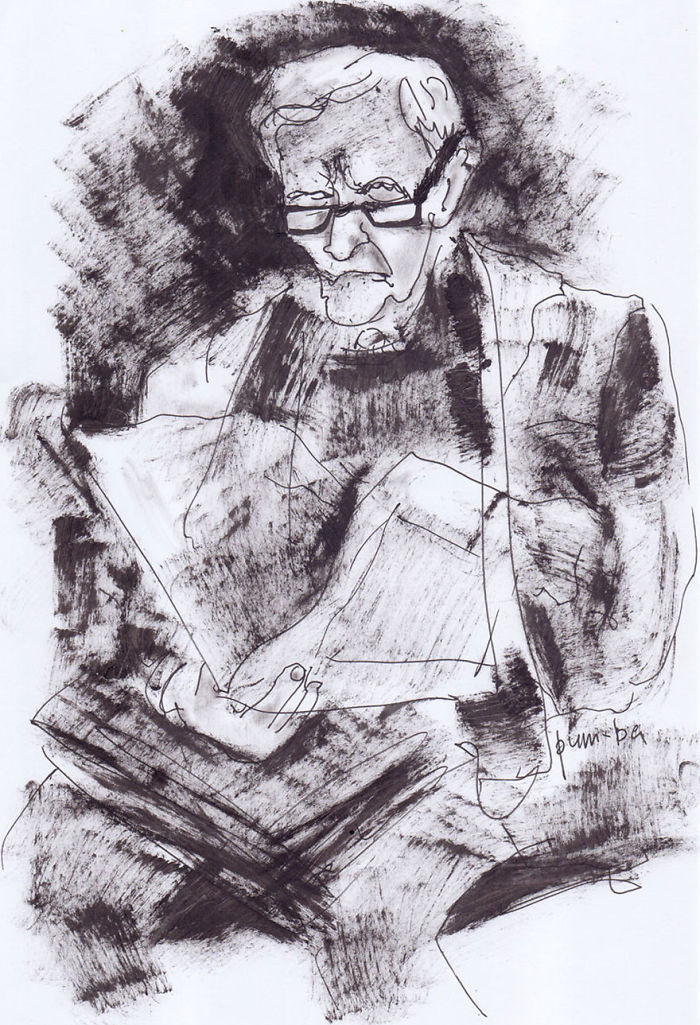 I Sketch Interesting People On The Metro Every Monday While Going To Classes With My Special Needs Child