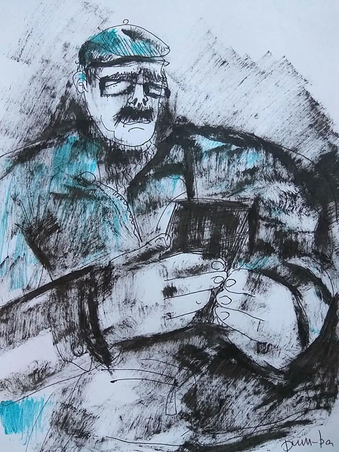 I Sketch Interesting People On The Metro Every Monday While Going To Classes With My Special Needs Child I Sketch Interesting People On The Metro Every Monday While Going To Classes With My Special Needs Child