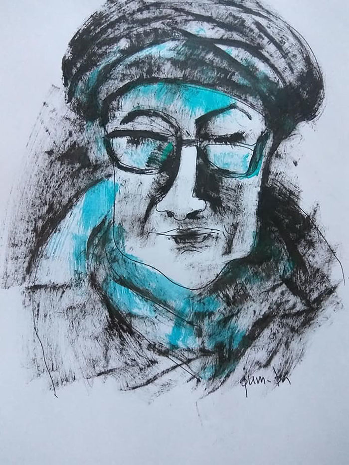 I Sketch Interesting People On The Metro Every Monday While Going To Classes With My Special Needs Child