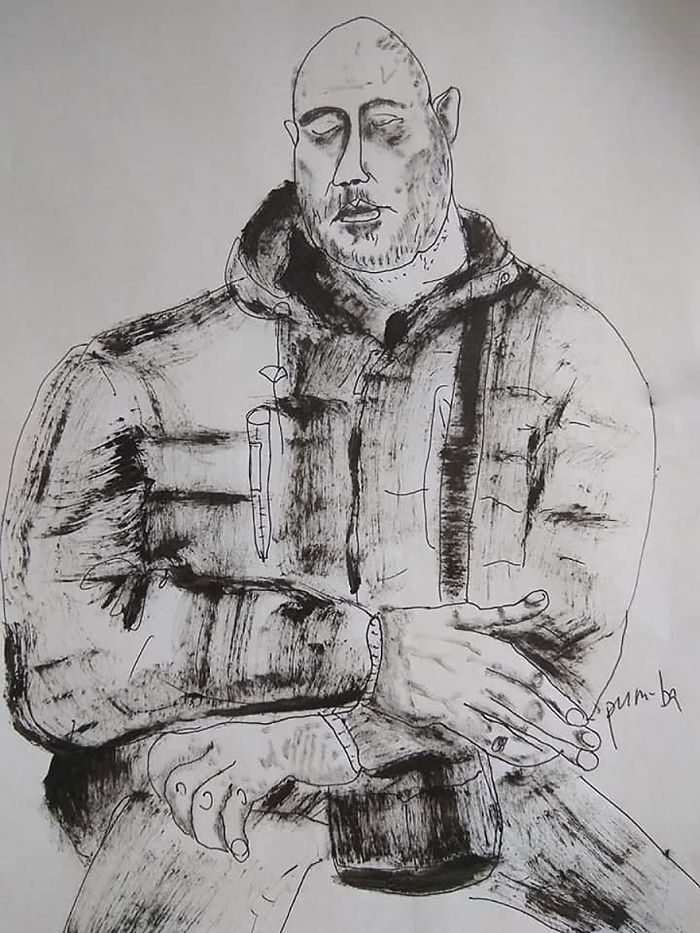 I Sketch Interesting People On The Metro Every Monday While Going To Classes With My Special Needs Child I Sketch Interesting People On The Metro Every Monday While Going To Classes With My Special Needs Child