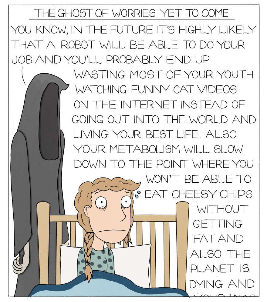 I Reimagined 'A Christmas Carol' From The Point Of View Of An Anxious Person.