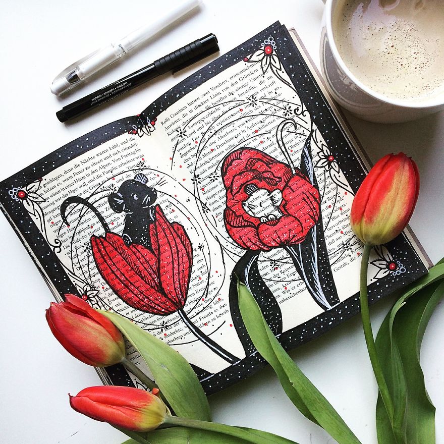 I Use Old Books To Create Art (Part 3)