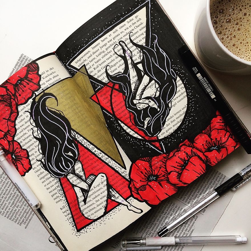 I Use Old Books To Create Art (Part 3)