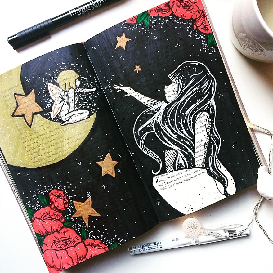 I Use Old Books To Create Art (Part 3)