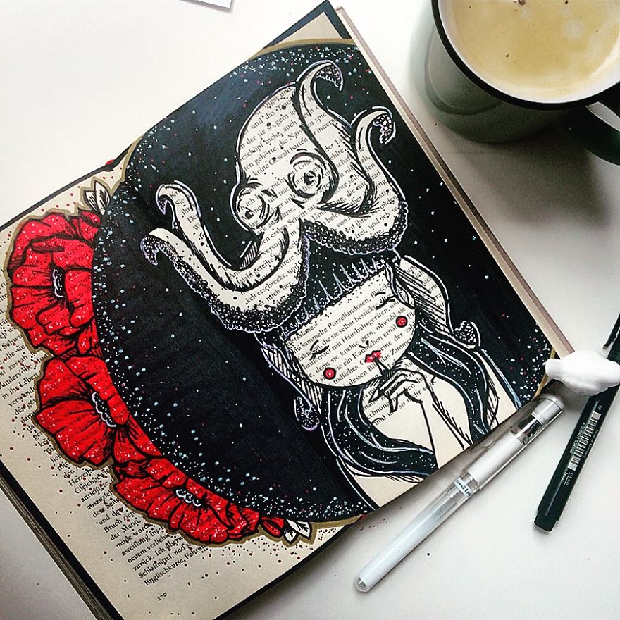 I Use Old Books To Create Art (Part 3)