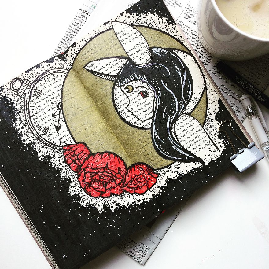 I Use Old Books To Create Art (Part 3)