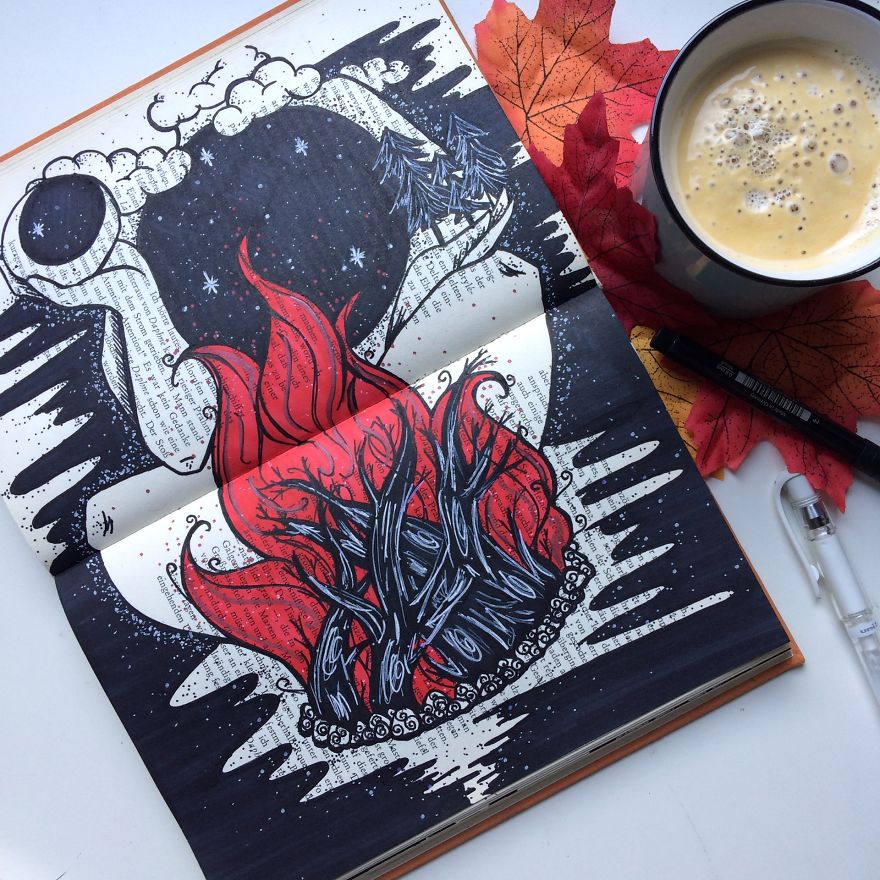 I Use Old Books To Create Art (Part 3)