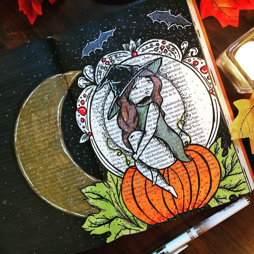 I Use Old Books To Create Art (Part 3)