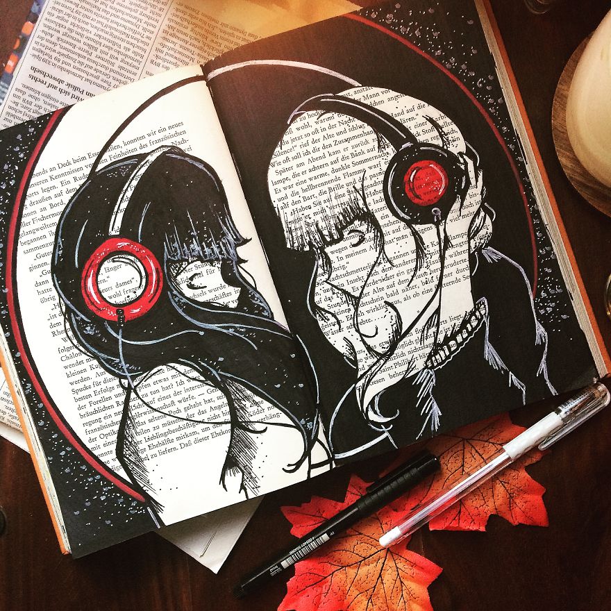 I Use Old Books To Create Art (Part 3)