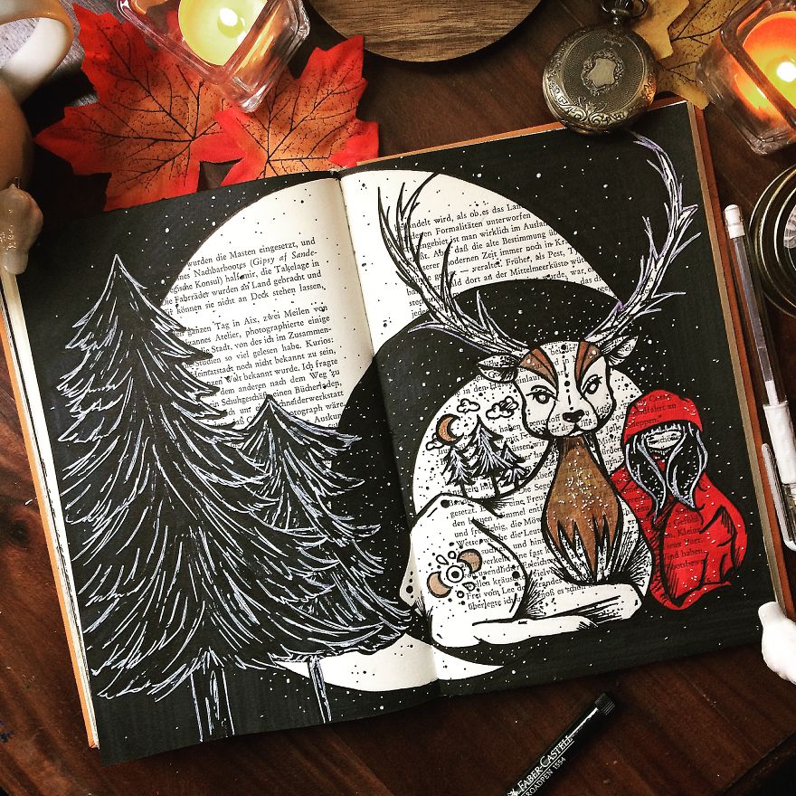 I Use Old Books To Create Art (Part 3)