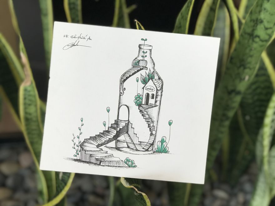 I Drew A Collection Of 9 Ideas About Mixing Plants And Home's Broken Things