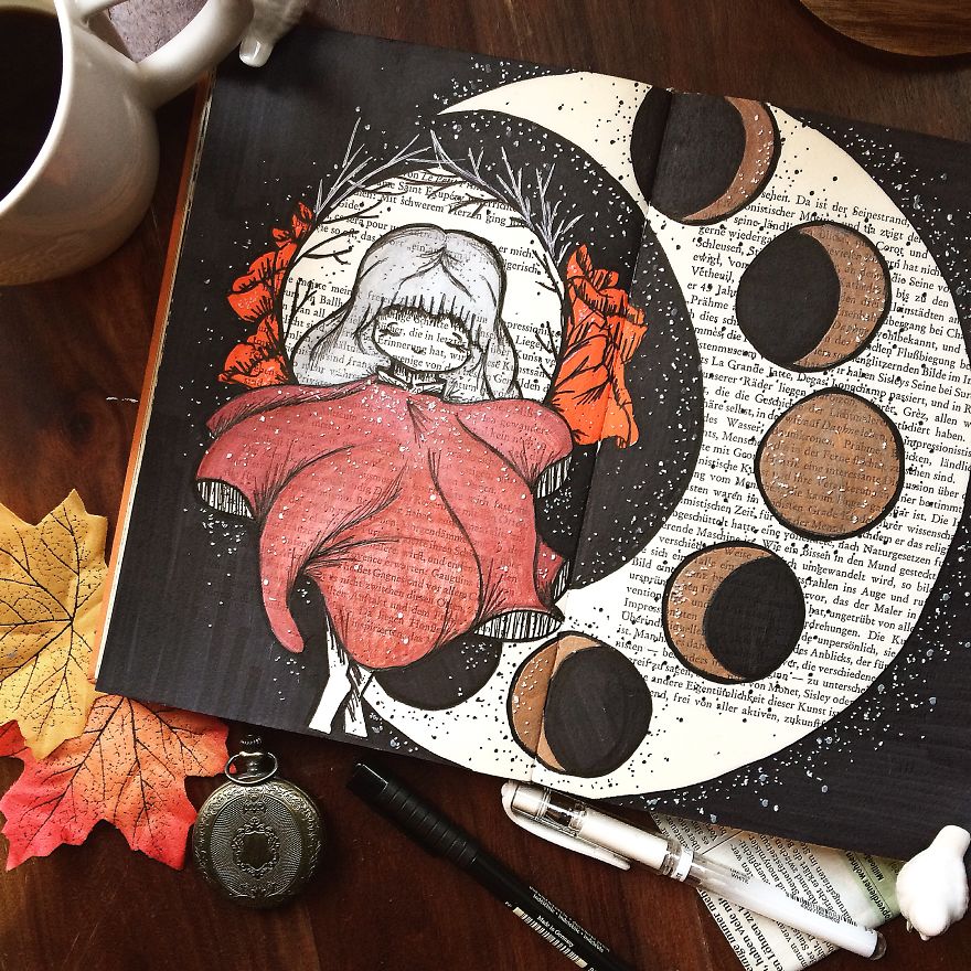 I Use Old Books To Create Art (Part 3)