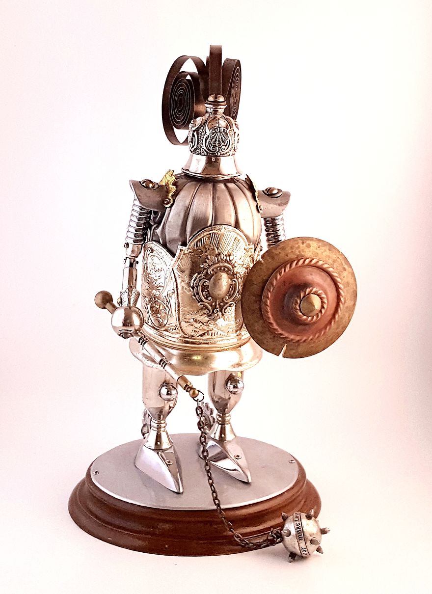 Steampunk Sculptures That I Create From Trash (New Pics) Steampunk Sculptures That I Create From Trash (New Pics)